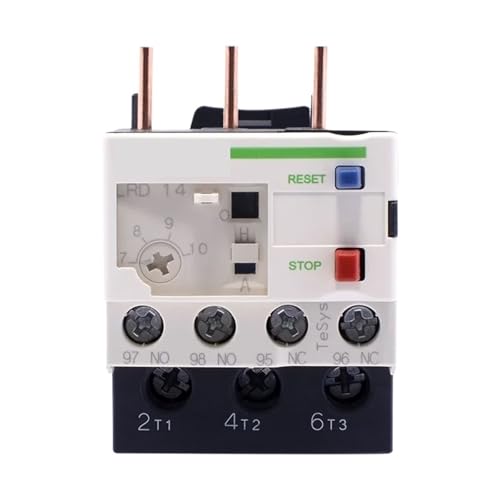 Relé térmico LRD14C LC1D protección sobrecarga motor trifásico automatización industrial