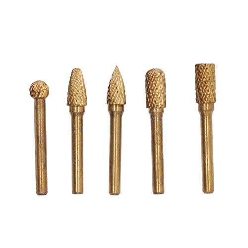 Set de 5 piezas de fresas abrasivas de carburo de tungsteno miniatura 2