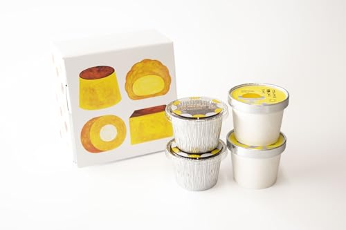 たまご濃厚アイスとバスクチーズケーキのセット(各2個 計4個セット)|洋菓子 北海道産 卵 バニラ アイス アイスクリーム チーズケーキ バスクチーズケーキ 子どものおやつ おやつ ティータイム ギフト 手土産 こだわりスイーツ デザート ココテラス