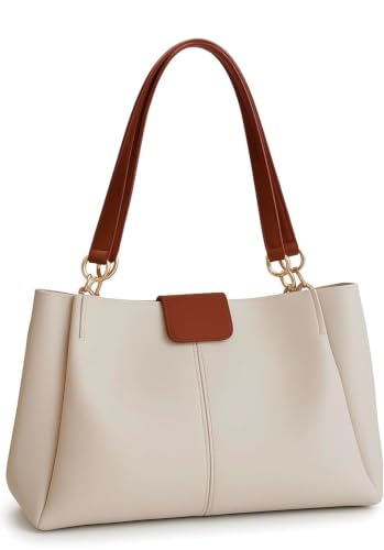 Image of Handbag with Gold Chain Strap, 29.5 x 25.5 x 11.5 cm