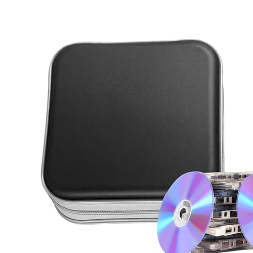 Zyntora Portadisc - 40 Portatile Piccoli Auto - Contenitore Per Dischi - per Viaggi Giochi Video Camper Casa Musica Album Trasporto Feste Vacanze Utilizzo Quotidiano