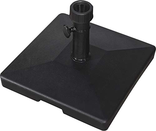 Preisvergleich Produktbild PURPLE LEAF 27 kg Sonnenschirmständer, Quadratisch Schirmständer umweltfreundliches PE-Gewebe, gefüllt mit Beton