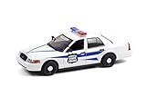 ModelToyCars 2008 Ford Crown Victoria Police Interceptor Indiana State Police, White - Greenlight...