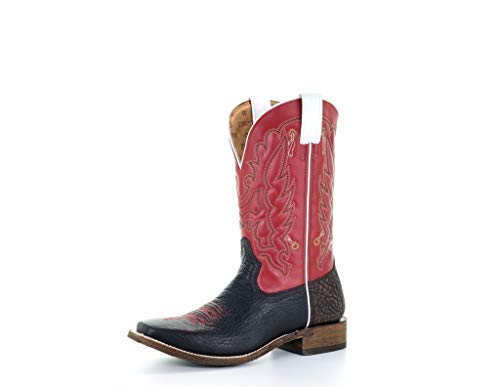 Corral+Mn+Black%2fRed+Embroidery+Sq.+Toe+-+Tyson+Selection+%2cSize+9.5