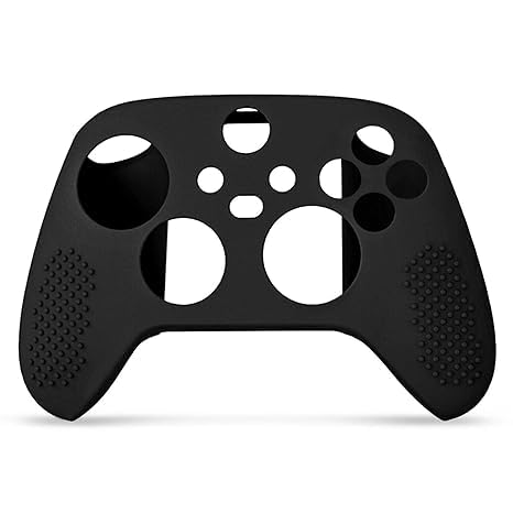 HAXTECHI Silicone Cover Skin Case Protective Cover Fit & Compatible with X Box Series X/S Controller -Black with Anti-Slip Toy Review India (Iknoor World )