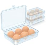 6 Grids Plastic Egg Storage Box, Camping Egg Carrier, Travel Egg Holder