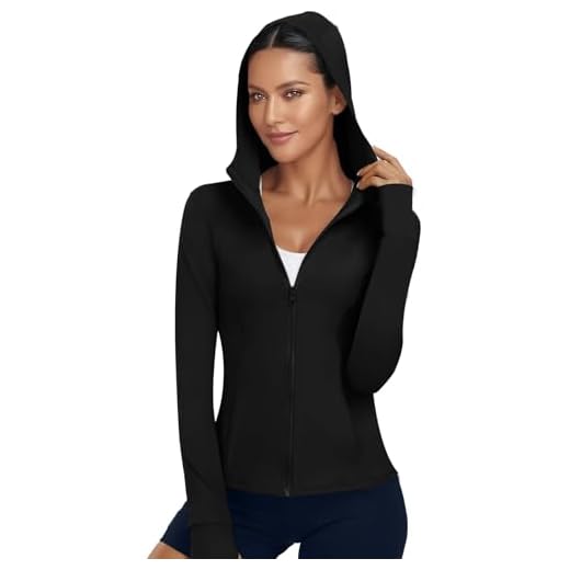 Xyvolix Women's Lightweight Workout Jacket