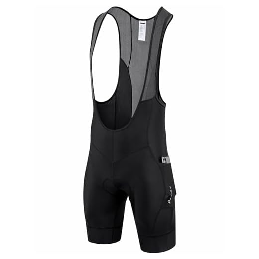 Przewalski Men’s 3D Padded Cycling Bike Bib Shorts, Bicycle Biking Bib Shorts