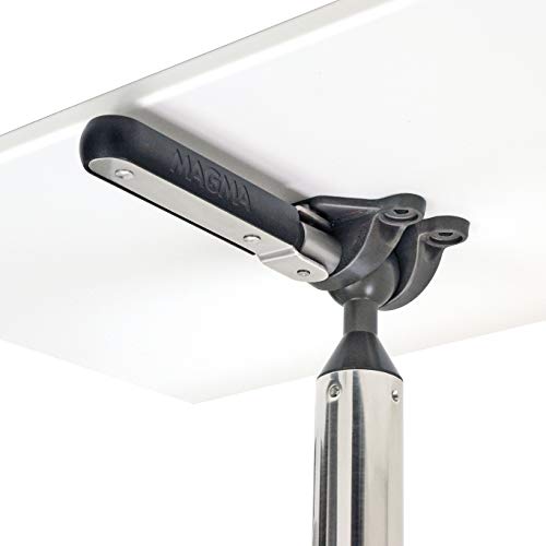 MAGMA Products, T10-312B Combination Bait/Filet Mate Table with Levelock Rod Holder Mount, 20 Inch x 12-3/4 Inch