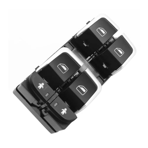 Commande lève-vitre avec boutons ergonomiques pour interrupteur de vitre gauche Audi A7 A8