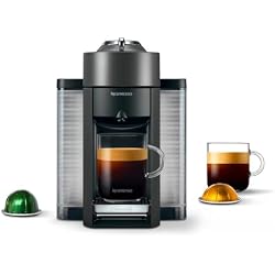 1 of Nespresso Vertuo Coffee & Espresso Maker by De'Longhi | Graphite metal coffee machine. Brews 4 cup sizes with Centrifusion extraction for barista-grade coffee and espresso at home.