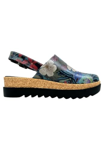 DOGO Damen Akita Sandale mit Absatz, Mehrfarbig, 39 EU