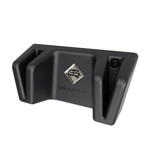 GearRax | Ice Tool & Axe Wall Storage | Fits Any Ice Tool/Axe | Securely Grips Tools | Overbuilt with Reinforced Nylon | Pegboard Compatible | Hardware Included | Ice Tool Storage | Ice Axe Storage