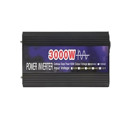 Onduleur Sinusoïdal Pur Alimentation CC 24V vers CA 220V pour système solaire 3000W