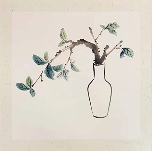 Kz185 Hmay Pre-Mounted Soft Shikishi With Jingxian Semi-Sized Xuan Paper/Chinese Shikishi For Sumie Painting And Brush Calligraphy 10 Sheets (Square 33 Cm, 12.99") (6) #TOP3