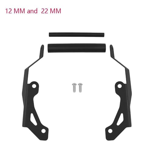 Navigateur GPS sur NC 700 stable grâce au support de fixation moto