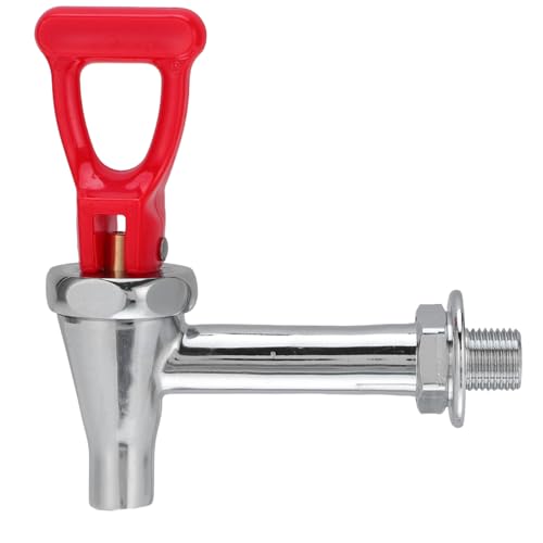 Cabilock Commercial Faucet Copper Water Nozzle Universal Water Tap Replacement Spigot with Waterfall Spout Smooth Operation for Beverage Dispenser and Hot Use 4.72 X 4.52 X 1.57 in by Cabilock - Used condition - CA$13.19