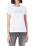 Hochwertige Verarbeitung HUGO Damen The Slim Tee 9 T-Shirt, White100, XS