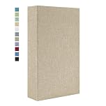 Vienrose Linen Photo Albums Slip in 6x4 300 Pockets Photobooks Black Page Large Capacity Picture Albums for Valentine Wedding Christmas Birthday
