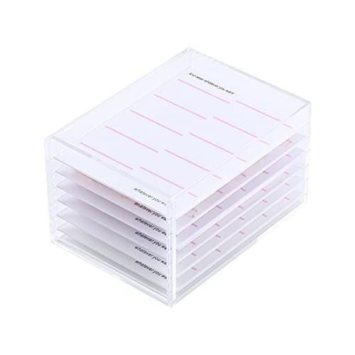 Colcolo Caixa de armazenamento de de unhas, estojo de exibição, acessórios transparentes para unhas,