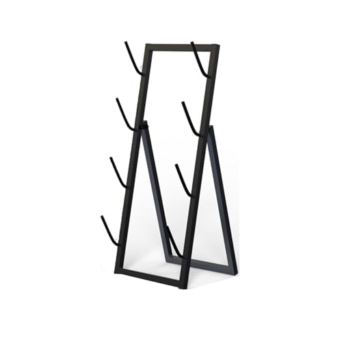 Floor-standing Surfboard Rack,Snowboard Storage,4/5/6/7-layer Skateboard Rack,Load-bearing Capacity 120 Kg,for Home Use(Black,4 layers)