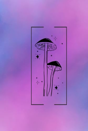 Journal Mushroom Whimsy carnet sans lignes pour dessiner sans limites
