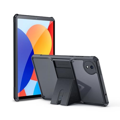 Coque rigide claire pour Redmi Pad SE 8.7 avec support haute finition