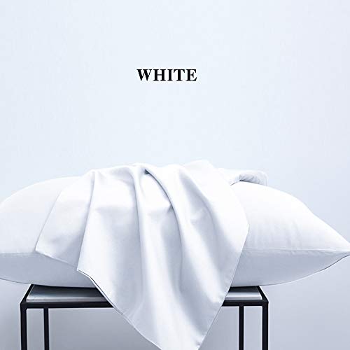 Image of NTBAY Queen Microfiber Pillowcases, 4 Pack, 20 x 30, White | Soft Brushed Microfiber with Envelope Closure, Set of 4 Queen 20 x 30 Inch Pillowcases, Pillow Inserts Not Included