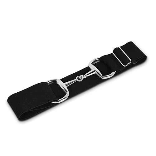 Kids 1.5 inch, Equestrian Belt for Horseback Riding, Adjustable Elastic Belts for Girls, Belt for Riding Breeches