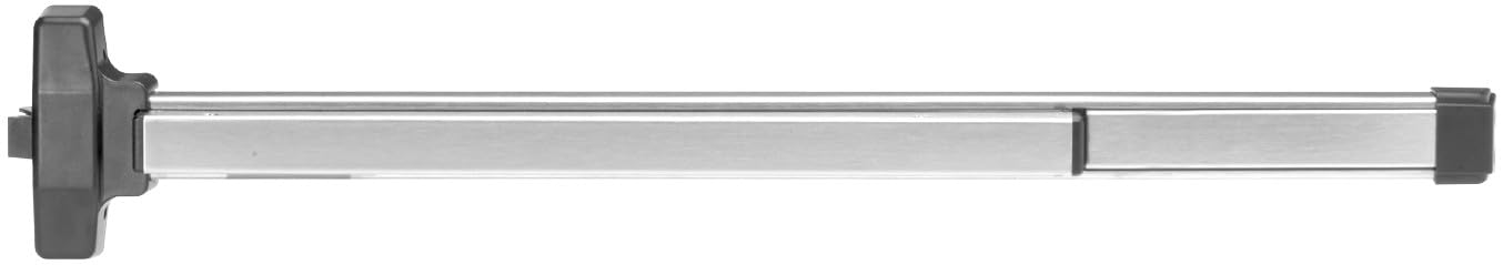 Falcon Lock F-19-R-EO SP28 36 F19-Series Non-Handed Rim Device, Powder Coated Aluminum, Fire Exit Hardware, Exit Only, 36" Width Length, Wide Stile and Solid Door Stile, 1 ANSI Function