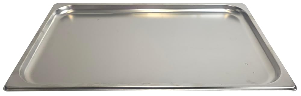 Bac inox 1/1 plat 20mm résistant au four et froid