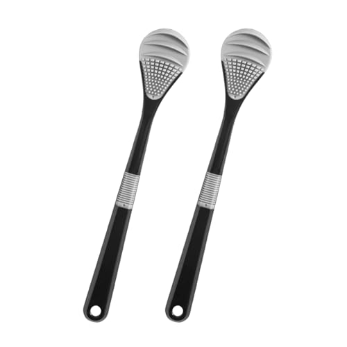 Lot de 2 brosses à langue à poils doux pour soin de la bouche doux Convient pour la maison, le bureau ou les voyages