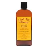 Leather Honey Leather Cleaner - Quality Leather Care, Since 1968 - Leather Cleaner for Auto Interiors, Furniture, Shoes, Bags, Accessories & Apparel - 8oz
