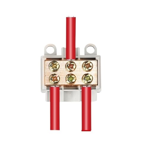 5 Bloques de terminales de derivación ZK-316 conector de cobre rápido para cables de 2.5-16mm²