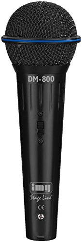 Versione in plastica IMG Stage Line DM-800 microfono dinamico nero