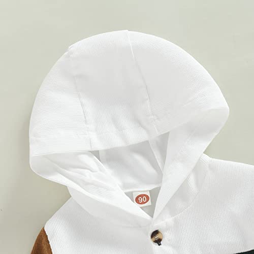 Aeemcem Kids Toddler Boys Girls Long Sleeve Button Down Hooded Plaid Shirt Hoodie Jacket Tops Coat Outwear Fall Winter Clothes (Corduroy Jacket Green, 5-6 Years) #TOP3