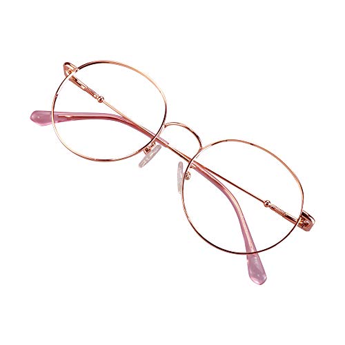 Image of VisionGlobal Blue Light Blocking Glasses for Women Men, Computer Reading, TV Glasses, Stylish Oval Frame