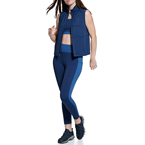 BASS OUTDOOR WOMEN'S VEST WOMENS KNITED VEST,DRESS BLUE, S