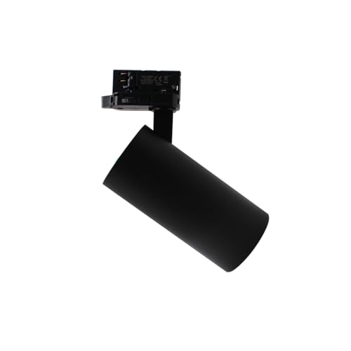 Silamp FARETTO LED A BINARIO TRIFASE 30W 220V NERO LUCE SWITCH 3000K-4200K-6400K