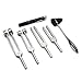 AAProTools 6 pcs Tuning Fork C128 C 512 C256 C1024 + Reflex Percussion Taylor Hammer Penlight