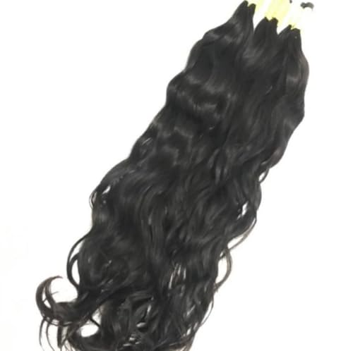 Cabelo Humano 100% Natural Ondulado Para Mega-Hair Com 30 Gramas e 65 cm