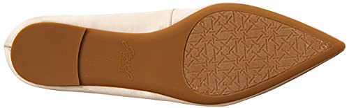 Jewel Badgley Mischka Women's Jaclyn Mary Jane Flat, Champagne Satin, 7.5 #TOP3