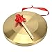 12.6 inch Gongs Instrument, Copper Gong with Beater and Red Hanging Ribbon for Celebration, Party, Festivals