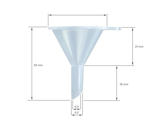 Octopus 10 x 30 ml Liquidflaschen mit Trichter + Etiketten, weiche LDPE Dosierflaschen, Plastikflaschen + weiße Deckel, Malflasche, Stiftflaschen