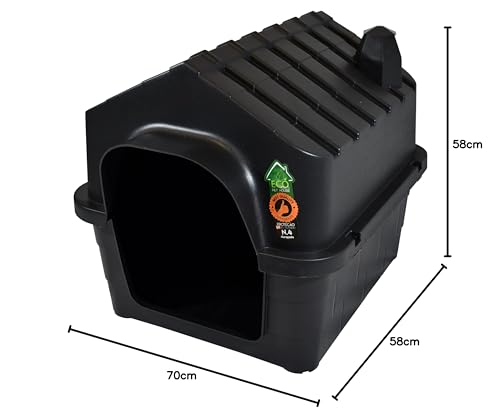 Dura Pet Casa de Cachorro DuraHouse N.4 Black