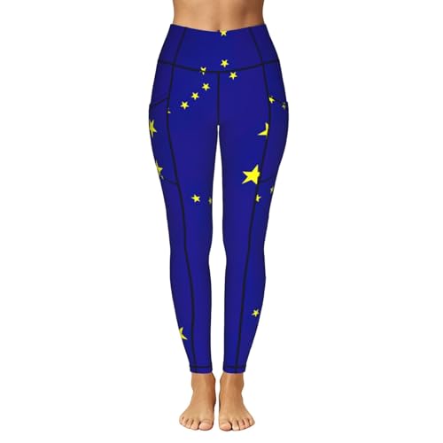 Leggings de Alaska pantalones elásticos de entrenamiento mujer uso climático con bolsillos 2