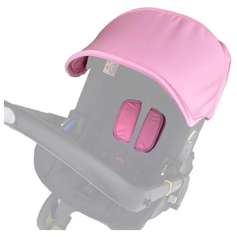 AICTIMO Stroller Replacement Accessories Canopy, Protection Shield, Textile Sun Shade Compatible with Doona Car Seat & Stroller (Light Pink) Cover