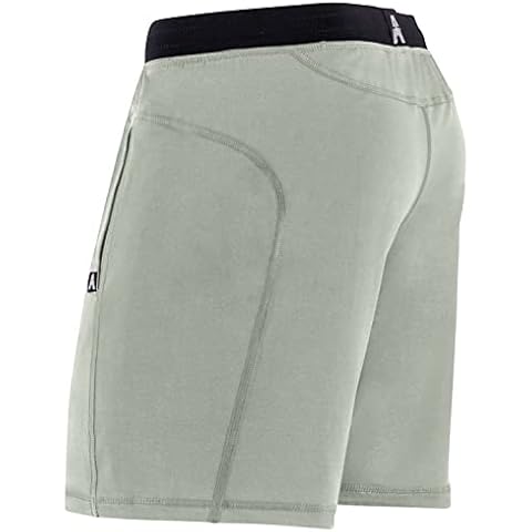 Anthem Athletics Solstice 7 Inch Men's Workout Shorts - Open Pocket Short for Yoga, Athletic & Gym Training - Stone, X-Large Cover