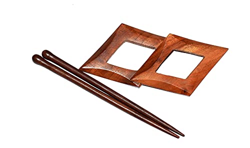 Premium Polished Wooden Shawl Pins Hair Barrettes and Hair Clip Beautiful gift image 4