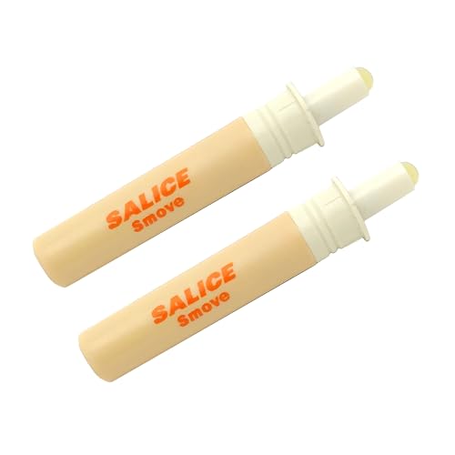 Ammortizzatore per Ante a Incasso. Pistoncino Smove SALICE che Decelera la chiusura dell'Antina. (Pesca - Beige, Lato Cerniera Anta 160 cm)